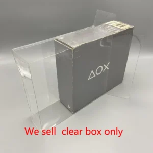 High-quality for PlayStation one for PS transparent plastic game protection collection box