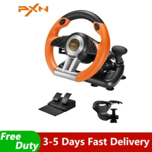 PXN V3 Pro Gaming Steering Wheel Volante PC Racing Wheel for PC Window 7/8/10/11/PS3/PS4 /Switch/XBOX One/Xbox Series X/S